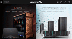 Desktop Screenshot of cybertronpc.com